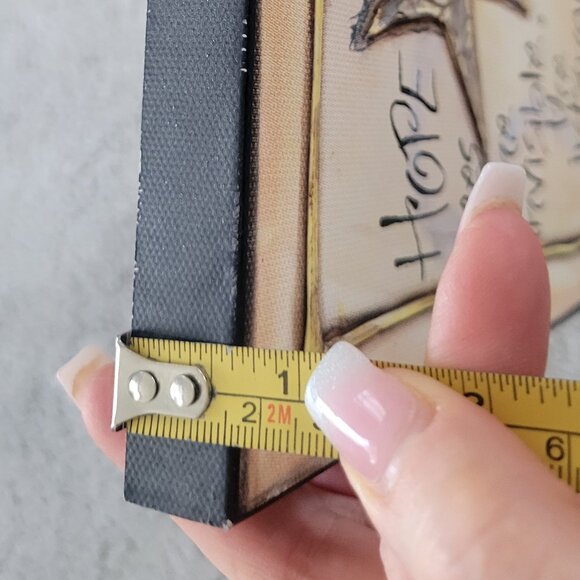 RHONDA KULLBERG Signed Hand Painted Inspirational Quotes Wall Art-Set of 4 - Picture 16 of 16